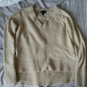J crew knit beige sweater